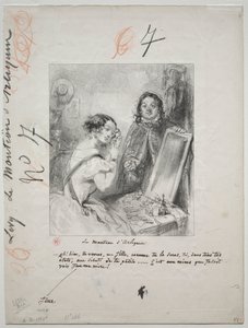Płaszcz Arlekina: Cóż! Zobaczysz, moja córko..., 1852. autorstwa Paul Gavarni