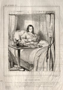 Aktorki: O małym wschodzie słońca..., 1843. autorstwa Paul Gavarni