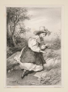 Dwie Paquettes. autorstwa Paul Gavarni