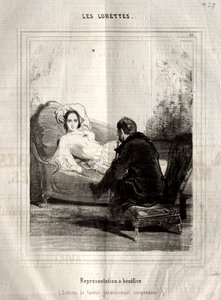 Lorette, 1842. autorstwa Paul Gavarni