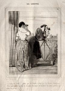 Lorette, 1842. autorstwa Paul Gavarni