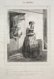 Lorette, 1842. autorstwa Paul Gavarni