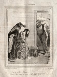 Lorette, 1842. autorstwa Paul Gavarni