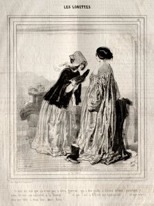 Lorette, 1842. autorstwa Paul Gavarni