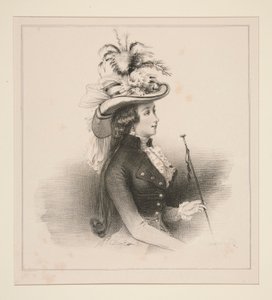 TRYBY PARYŻA W 1787 ROKU autorstwa Paul Gavarni
