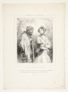 Madame la femme: wysokość, która n autorstwa Paul Gavarni