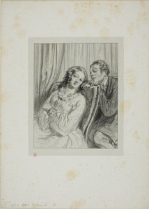 Maski i twarze: Mme. Beauminet autorstwa Paul Gavarni