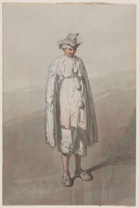 Pierrot. autorstwa Paul Gavarni