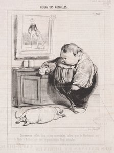 Rewers medali, 1842. autorstwa Paul Gavarni