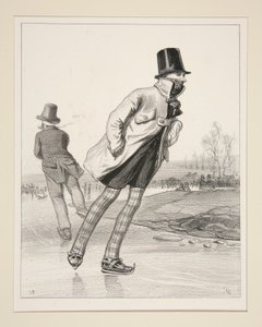 SIR WALTER SPOTT z Dublina, turysta, orientalista (sic!) i papista. autorstwa Paul Gavarni