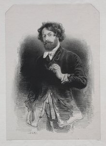 Autoportret, 1842. autorstwa Paul Gavarni