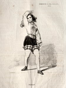 Wspomnienia Bal Chicard: Pistolet autorstwa Paul Gavarni