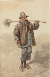 Zamiatacz Ulic (Le Cantonnier) autorstwa Paul Gavarni