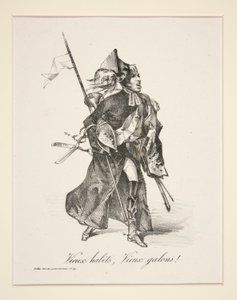 Stare ubrania, stare paski! (Stare mundury, stare paski!) autorstwa Paul Gavarni