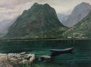 Norweski krajobraz autorstwa Paul Gerhard Rosen