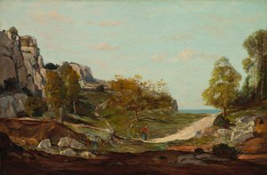 Krajobraz w Saint-André, niedaleko Marsylii autorstwa Paul Guigou