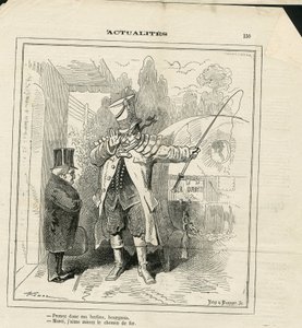 Ilustracja Hadola (1835-1875) w Le Charivari autorstwa Paul Hadol