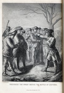 Fryderyk Wielki przed bitwą pod Leuthen, 1882 r. autorstwa Paul Haendler