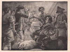 Przechwytywanie Wolfe Tone AD 1798 autorstwa Paul Hardy
