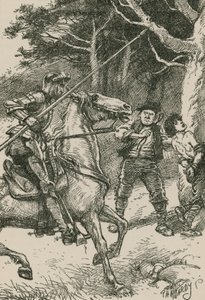 Nieuprzejmy rycerz „jest niegodnym czynem uderzyć człowieka, który nie jest w stanie się bronić” autorstwa Paul Hardy