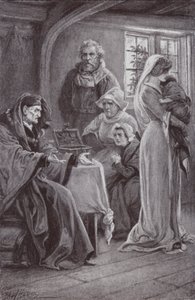 Ilustracja do The Cloister and the Hearth autorstwa Charlesa Reade autorstwa Paul Hardy
