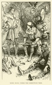 Robin Hood, pod Greenwood Tree (rycina)