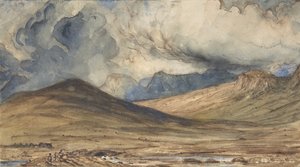 Góry Owernii, 1831-33. autorstwa Paul Huet