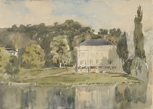 Widok na zamek w Folembray, ca. 1831.