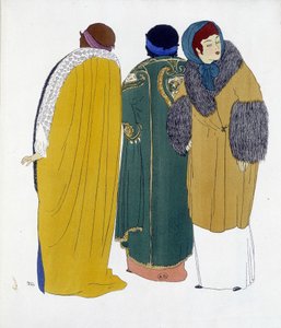 Stworzenie Paula Poireta zaczerpnięte z „”Les Dresses de Paul Poiret””, rysunek Paula Iribe. 1911 autorstwa Paul Iribe