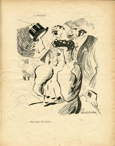 Ilustracja Paula Iribe (1883-1935) w Dzikiej kaczce autorstwa Paul Iribe