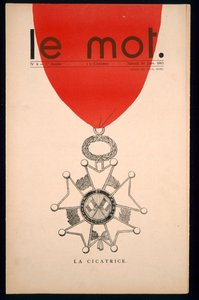 La cicatrice, okładka „Le Mot”, sobota 30 stycznia 1915 autorstwa Paul Iribe
