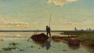 Krajobraz polderu autorstwa Paul Joseph Constantin Gabriel