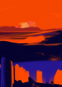 Brolga, 2023 (grafika cyfrowa)