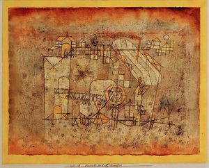 Przybycie powietrza=parownika autorstwa Paul Klee