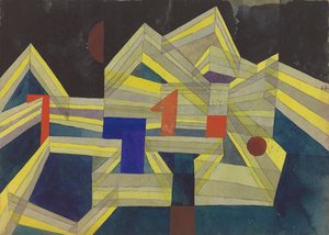 Architektura przezroczysto-strukturalna, 1921. autorstwa Paul Klee