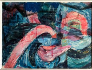 Dotarcie do brzegów strumienia i zbudowanie mostu - Malowanie autorstwa Paul Klee
