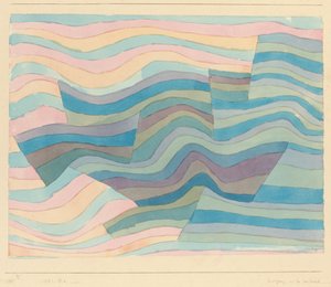 Ruch na stromym wybrzeżu autorstwa Paul Klee