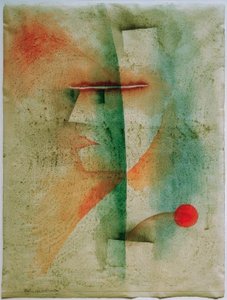 Portret przebranego mężczyzny autorstwa Paul Klee