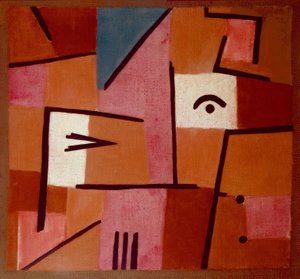 Widok z czerwieni autorstwa Paul Klee