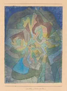 Blumen in der Vase Kwiaty w wazonie, 1929. autorstwa Paul Klee