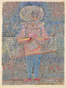 Rapaz em Vestuário Extravagante autorstwa Paul Klee