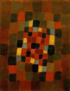 Kolorowe łóżko autorstwa Paul Klee