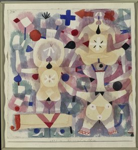 Karnawał na śniegu autorstwa Paul Klee