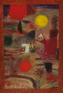 Świętowanie i upadek; świętowanie i upadek autorstwa Paul Klee