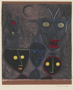 Demoniczne lalki, 1929 autorstwa Paul Klee