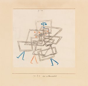 Trzy w zamieszaniu, 1930. autorstwa Paul Klee