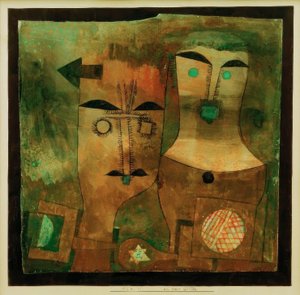 Para bogów autorstwa Paul Klee