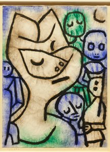 Wyraz twarzy autorstwa Paul Klee