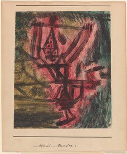 Klaun Feuer I (Ognisty Klaun) autorstwa Paul Klee