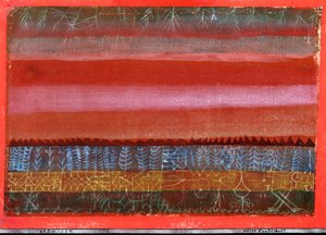 Płaski krajobraz autorstwa Paul Klee
